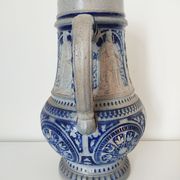 German sandstone jug decoration medieval kings