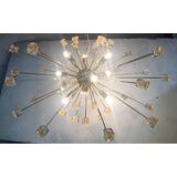 Lustre en verre de Murano