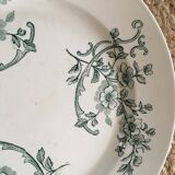 Set 7 flat plates and assorted flat faincerie Fénal Fréres "Capri" pexonne