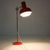 1960s Josef Hurka Red Desk Lamp, Czechoslovakia