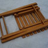 Stool folding wooden vintage 60