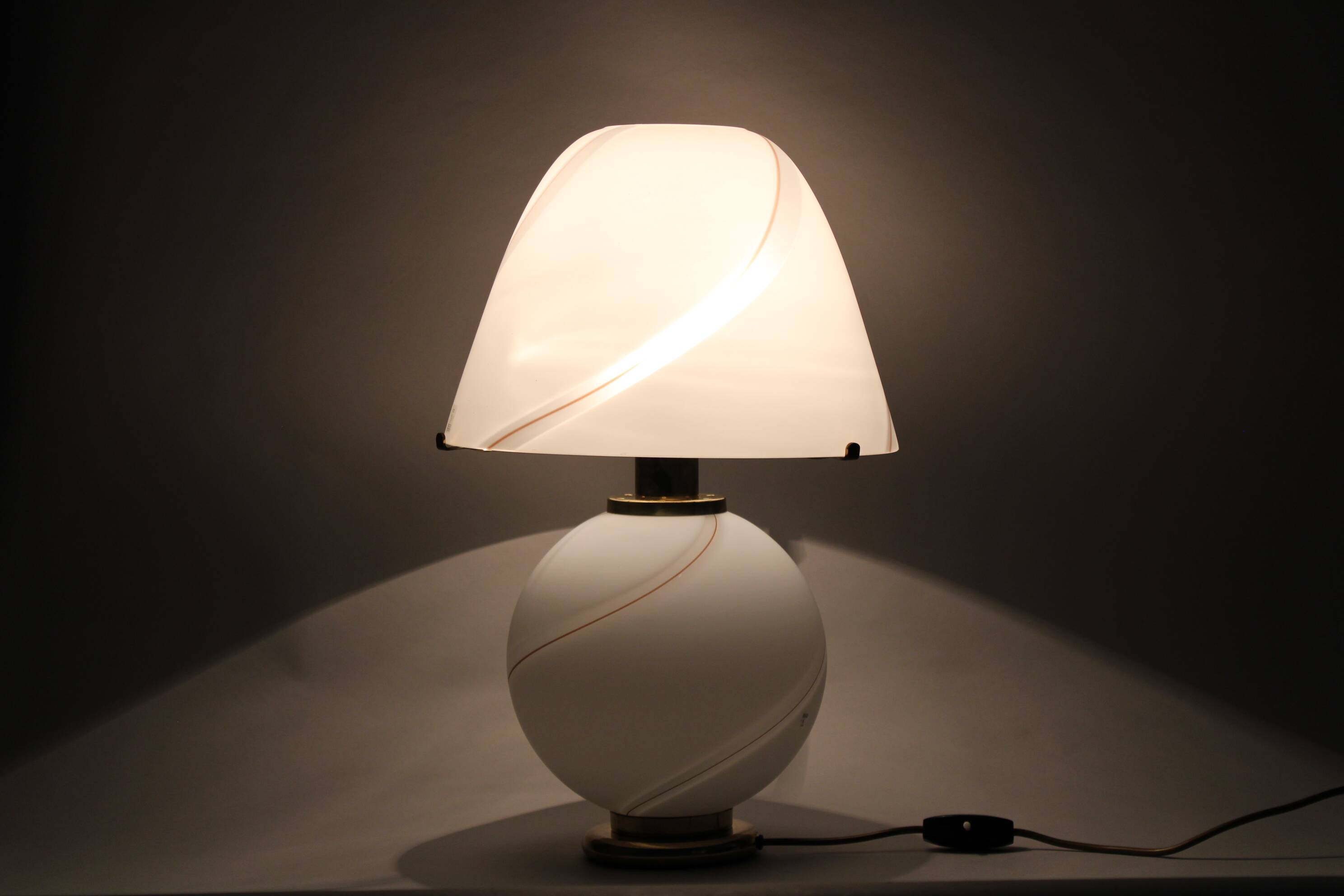 1970s Murano Glass Table Lamp, Italy