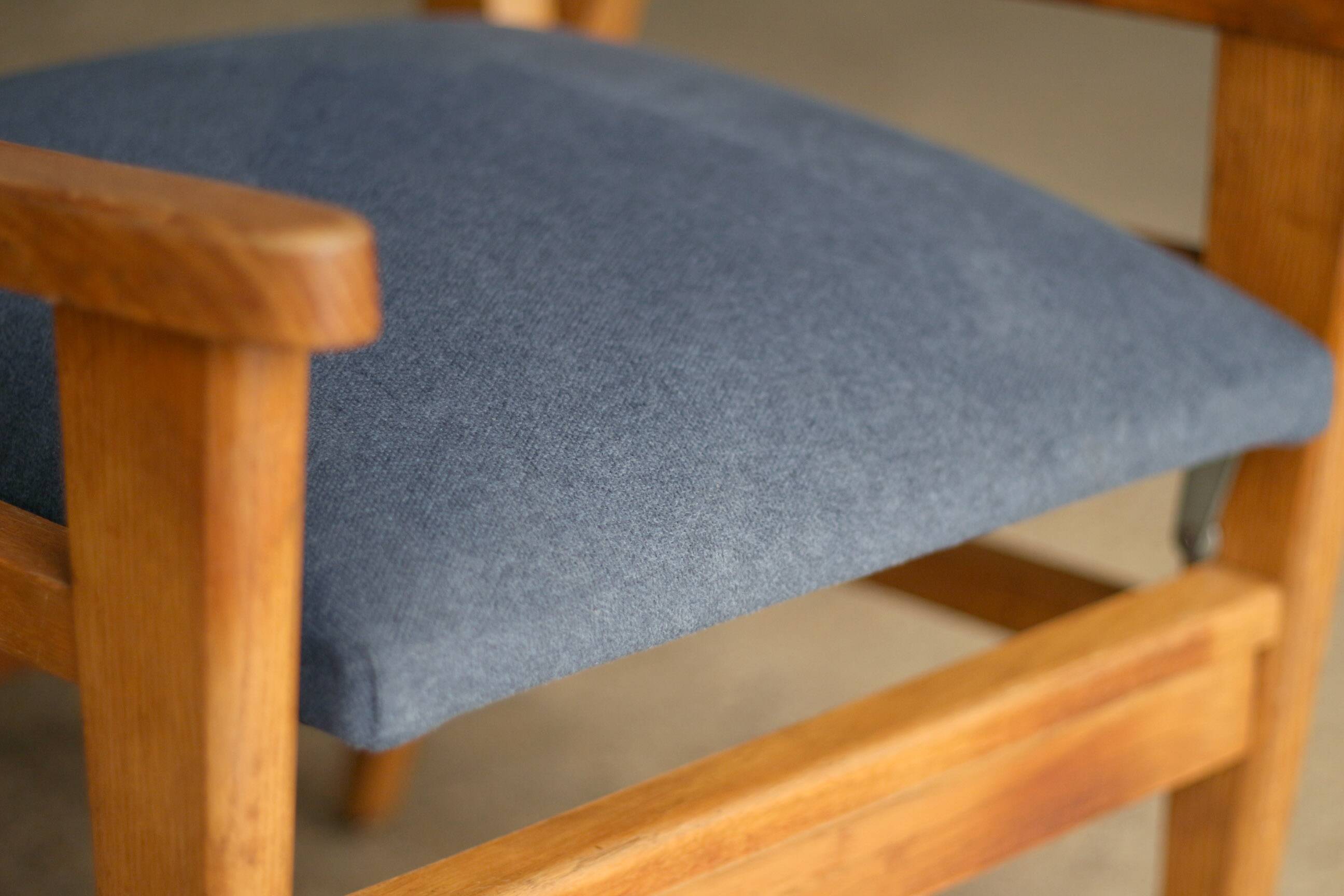 Retractable armchair david freres, marseille (1950s).