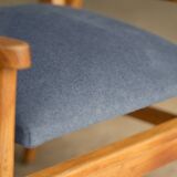 Retractable armchair david freres, marseille (1950s).