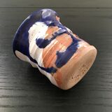 Multicolored sandstone cup