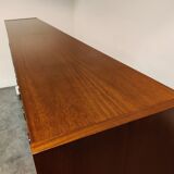 Graphical brutalist credenza, 1970s