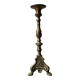 Gilded bronze candlestick with cherub trio decoration