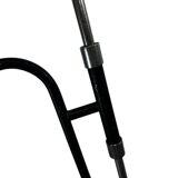 Vintage black chrome floor lamp