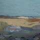 Vintage Landscape Painting by Svan Grandin (1906-1982) “Seacoast”