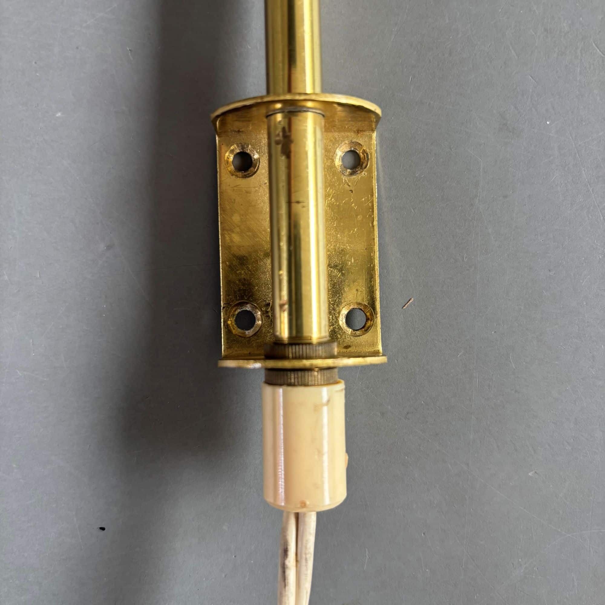 Rare, mid-century design wall lamp, Bergboms, Sweden