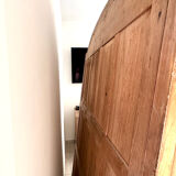 Antique mirror with 19th century pediment