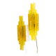 Acrylic wall lamps by Claus Bolby Cebo Industri, Denmark, 1970s, set of 2
