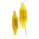 Acrylic wall lamps by Claus Bolby Cebo Industri, Denmark, 1970s, set of 2