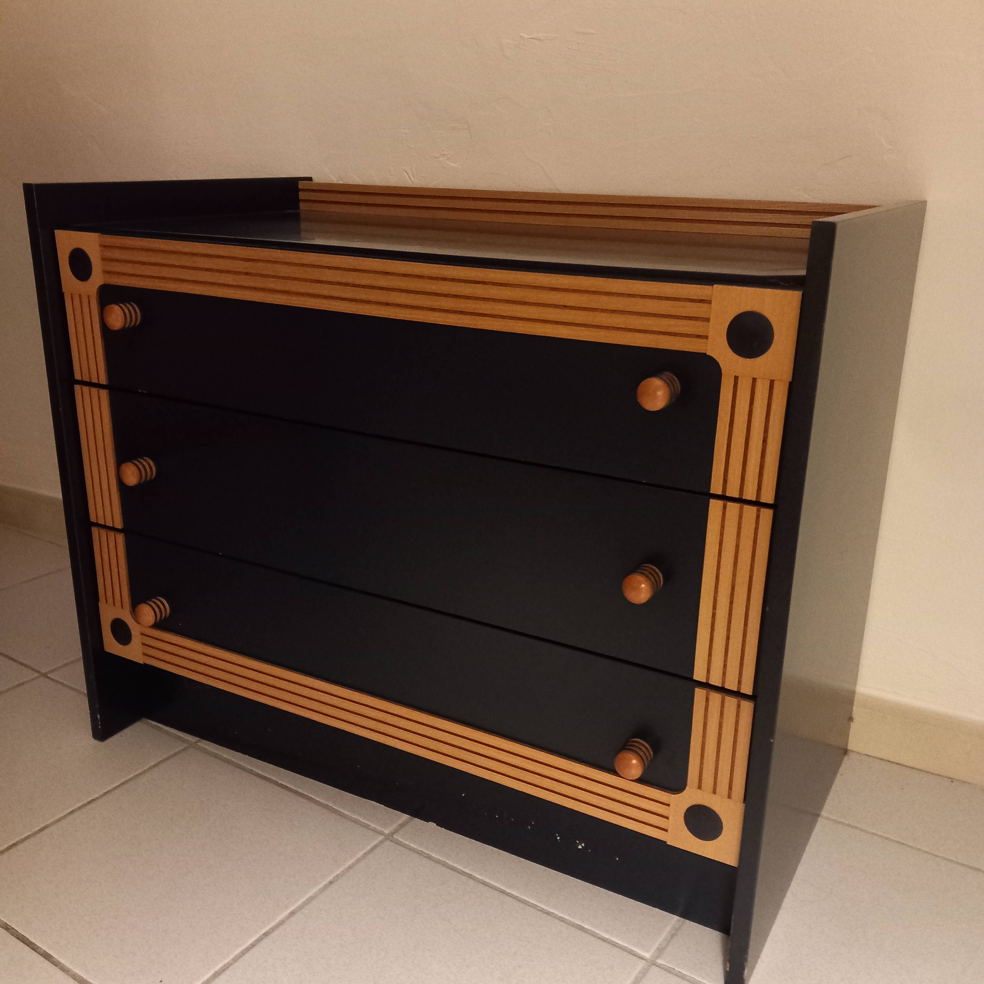 3-drawer chest of drawers