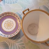 cache pot and its porcelain saucer