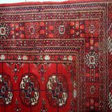Vintage carpet Turkmen Tekke handmade 109cm