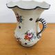 Antique vase in Italian ceramic with polychrome decoration.