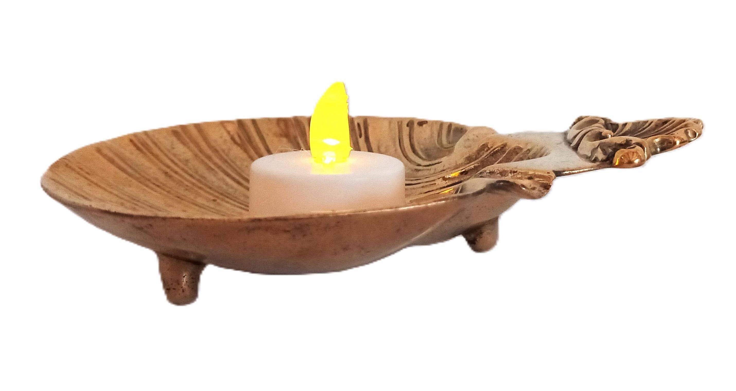 Solid brass scallop / pocket tray / ashtray/