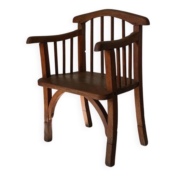 Fauteuil enfant campagnard vintage
