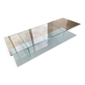 Table basse en verre trempé cassina modèle mex 269 du designer piero lissoni