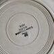 Set of 7 vintage flat plates from Digoin Sarreguemines.