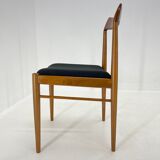 Set of four danish dining chairs, carefully refurbished.