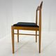Ensemble de quatre chaises de salle à manger danoises