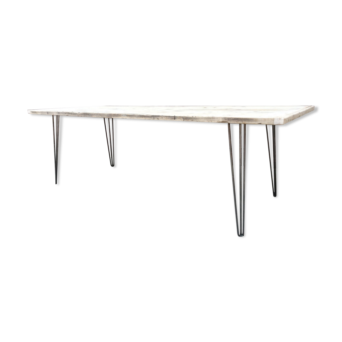 Industrial dining table atelier hairpin legacies