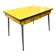 Table in bright yellow formica from the 70s.