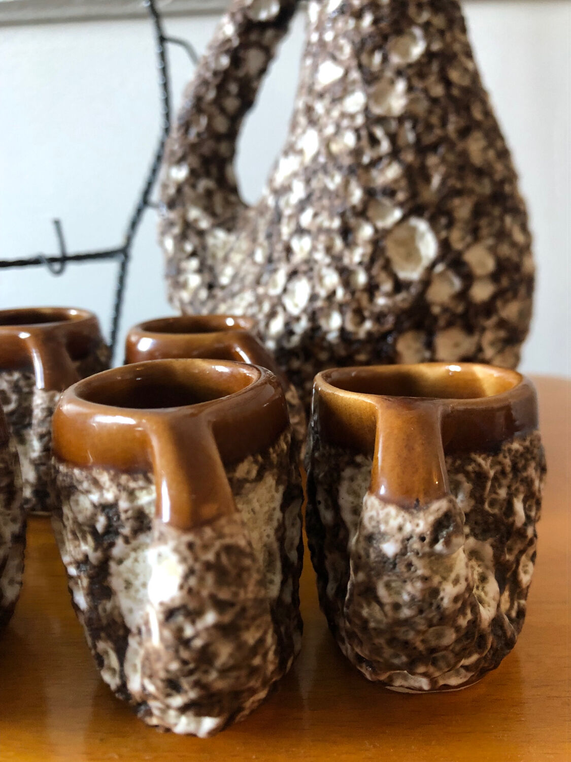 Vallauris fatlava liqueur set