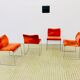 Suite de 4 chaises Jano LG Simon by Cassina