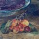 Oil on canvas still life bouquet of flowers 20th century by Louis Baril or Barit