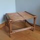 Wicker rattan end table