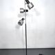 Marble and Metal three arms floor lamp Italy 1960s
