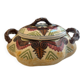 Earthenware tureen Paul Fouillen Quimper