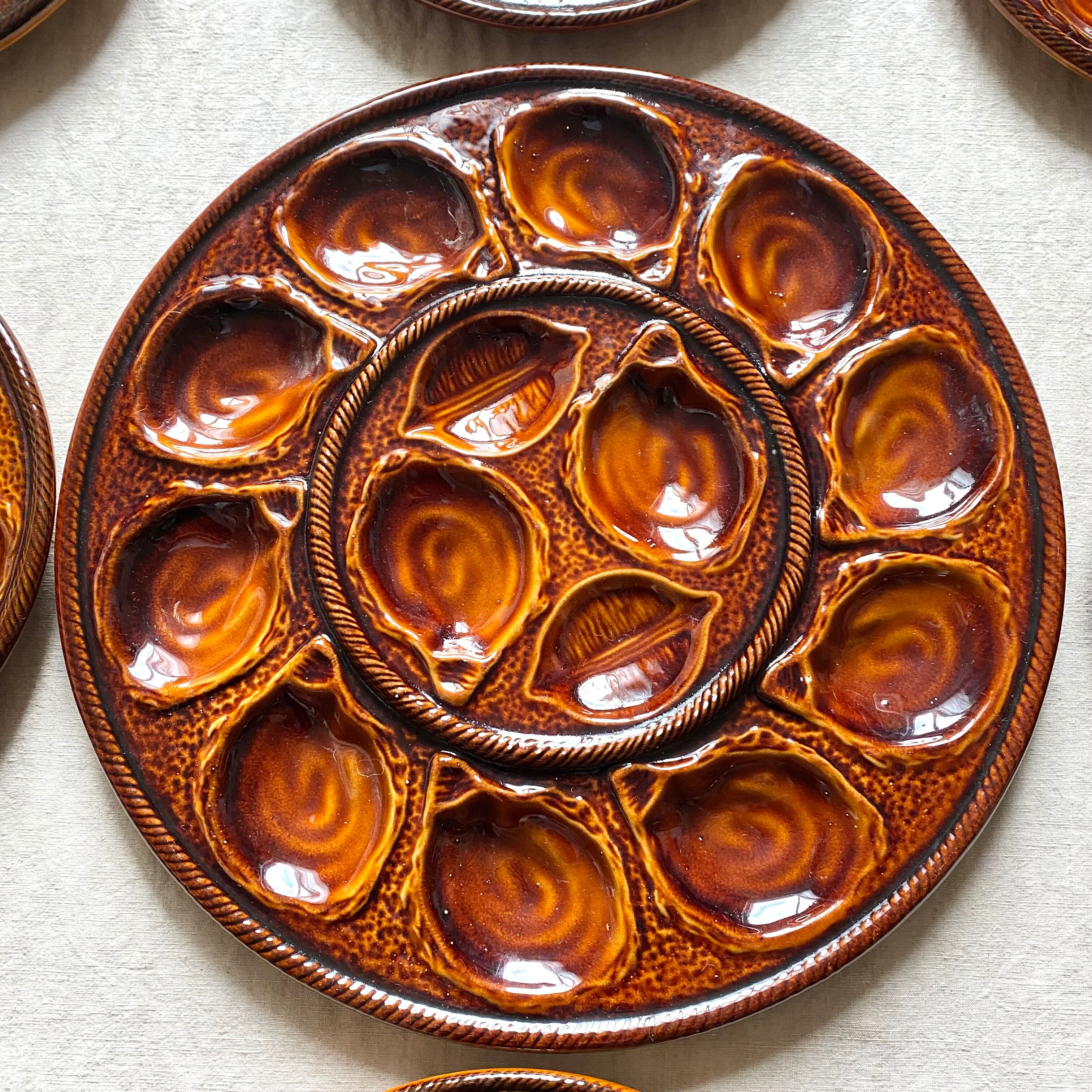 St Clément ceramic oyster service