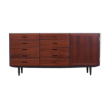 Rosewood chest of drawers, Danish design, 1970s, designer: Kai Winding