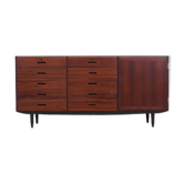 Rosewood chest of drawers, Danish design, 1970s, designer: Kai Winding