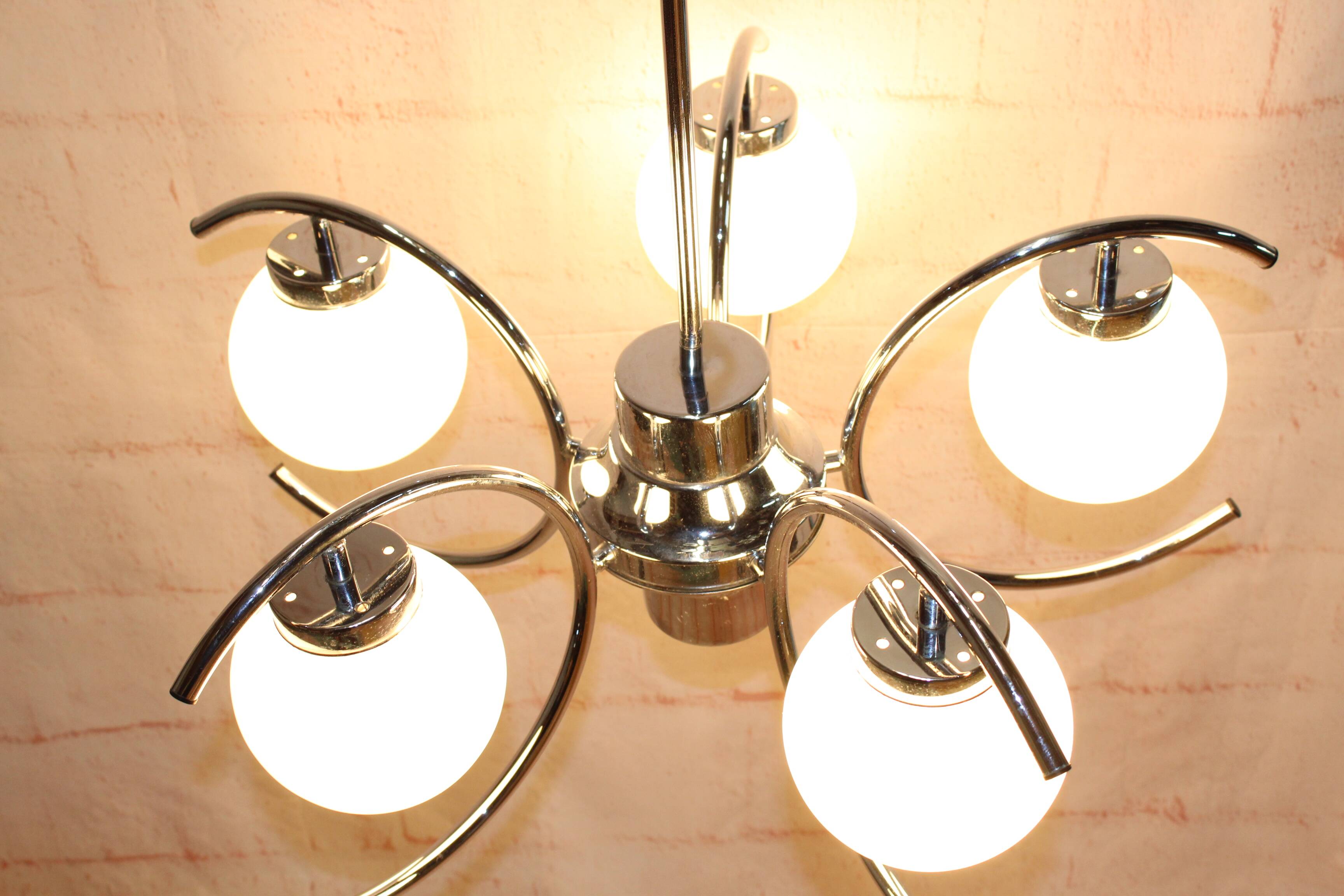 vintage chandelier design 70 space age