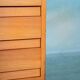 Vintage blond sideboard 60s minimalist credenza