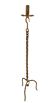 Brutalist floor lamp with chain links