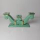 Art Deco St Clément ceramic candle holder