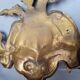 Pediment ornament gilded bronze furniture st Louis XV