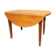 Pitchpin honey table with 2 shutters, vintage bistro pedestal table