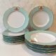 Service de 12 assiettes en porcelaine de Paris - H. Béziat / Maison Blender