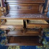 Buffet served Renaissance walnut