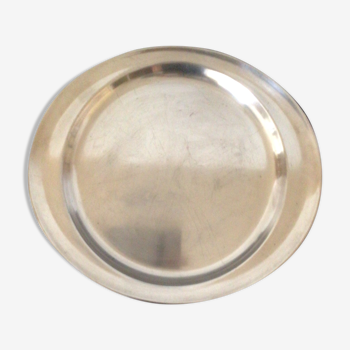 Plat semi-oval en métal argenté Beard Suisse