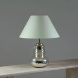 Vintage eglomisé glass lamp, 1970