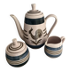 Teapot, sugar bowl, milk jug