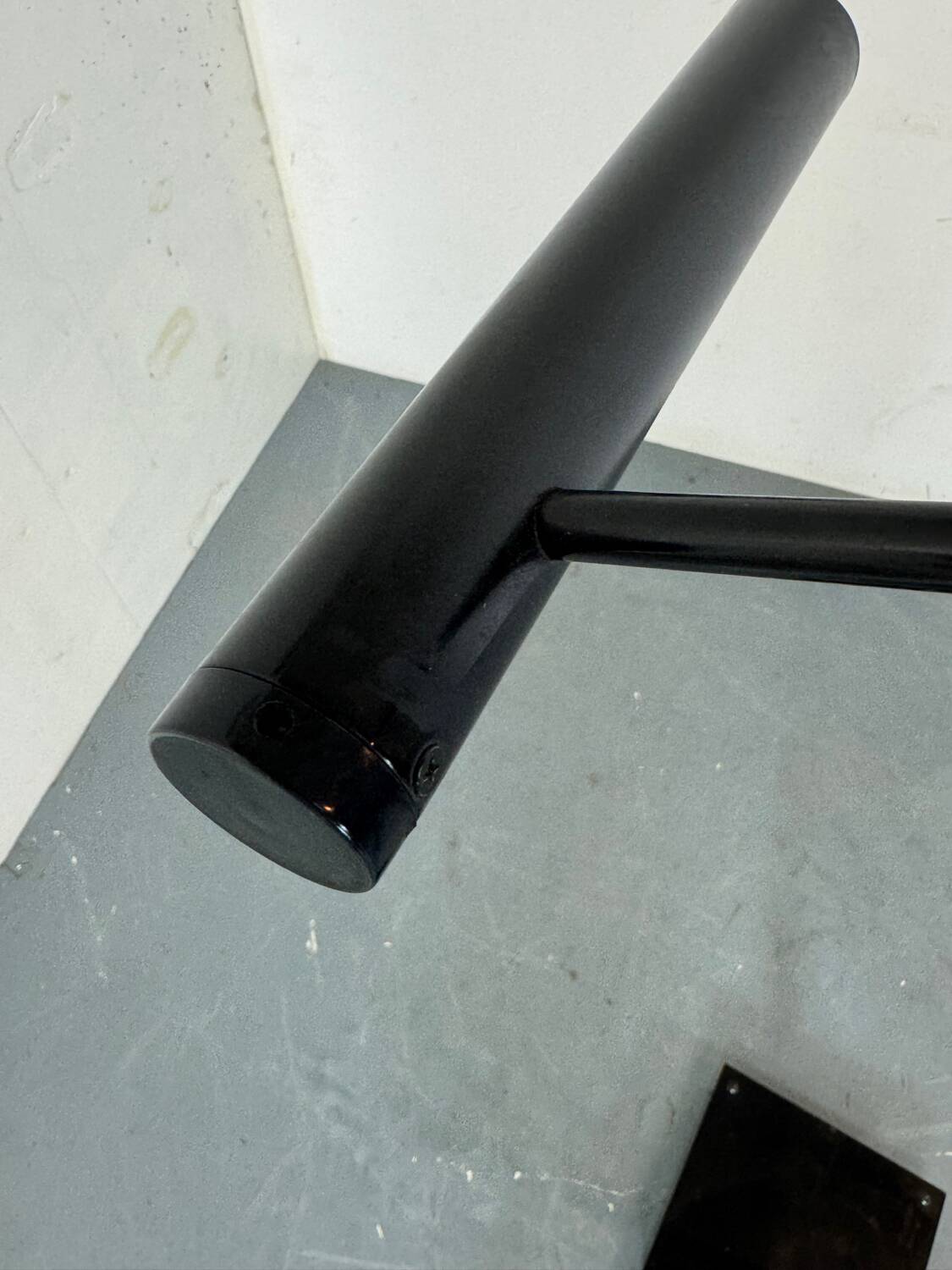 Iconic Black Samurai Floor Lamp by Shigeaki Asahari for Stilnovo, 1980